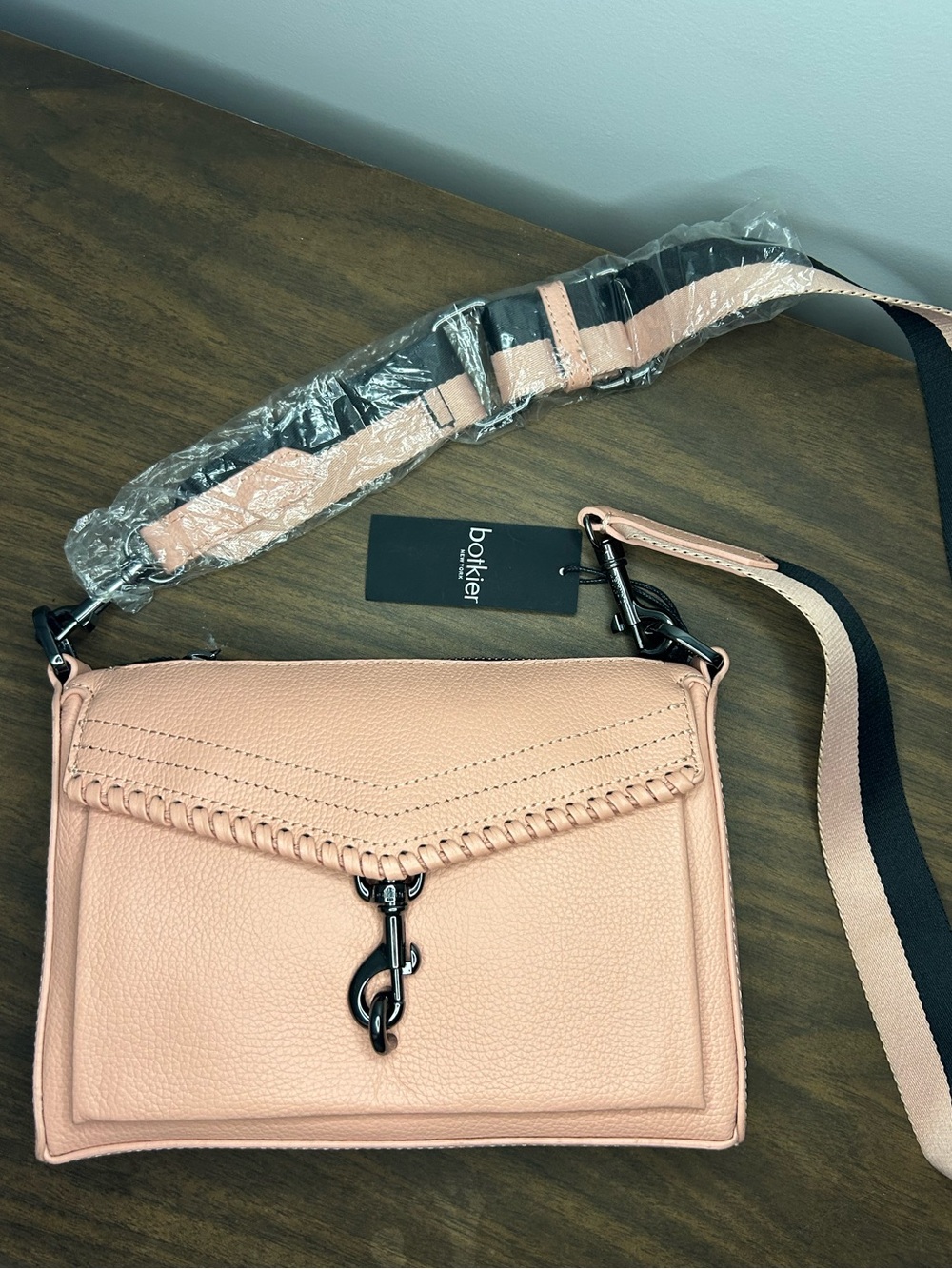 NWT Botkier Trigger whipstitch Light Pink Purse